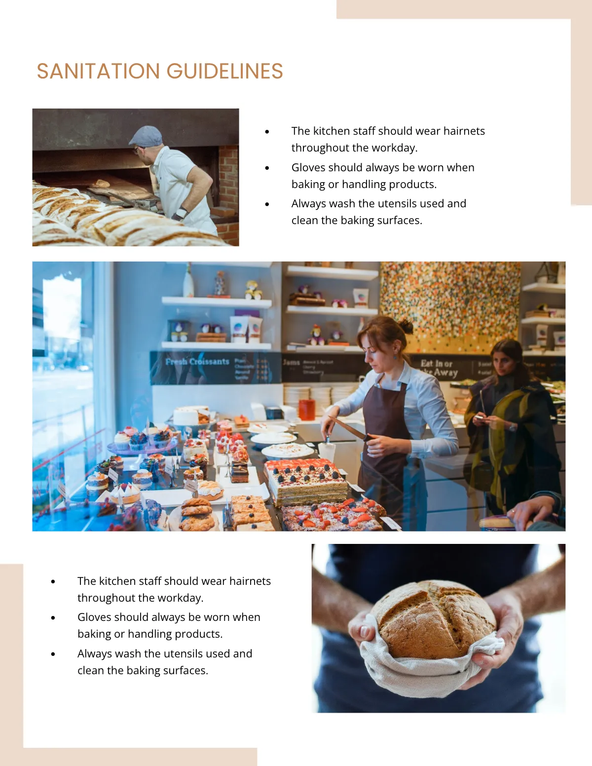 Free Bakery Employee Handbook Template to Edit Online