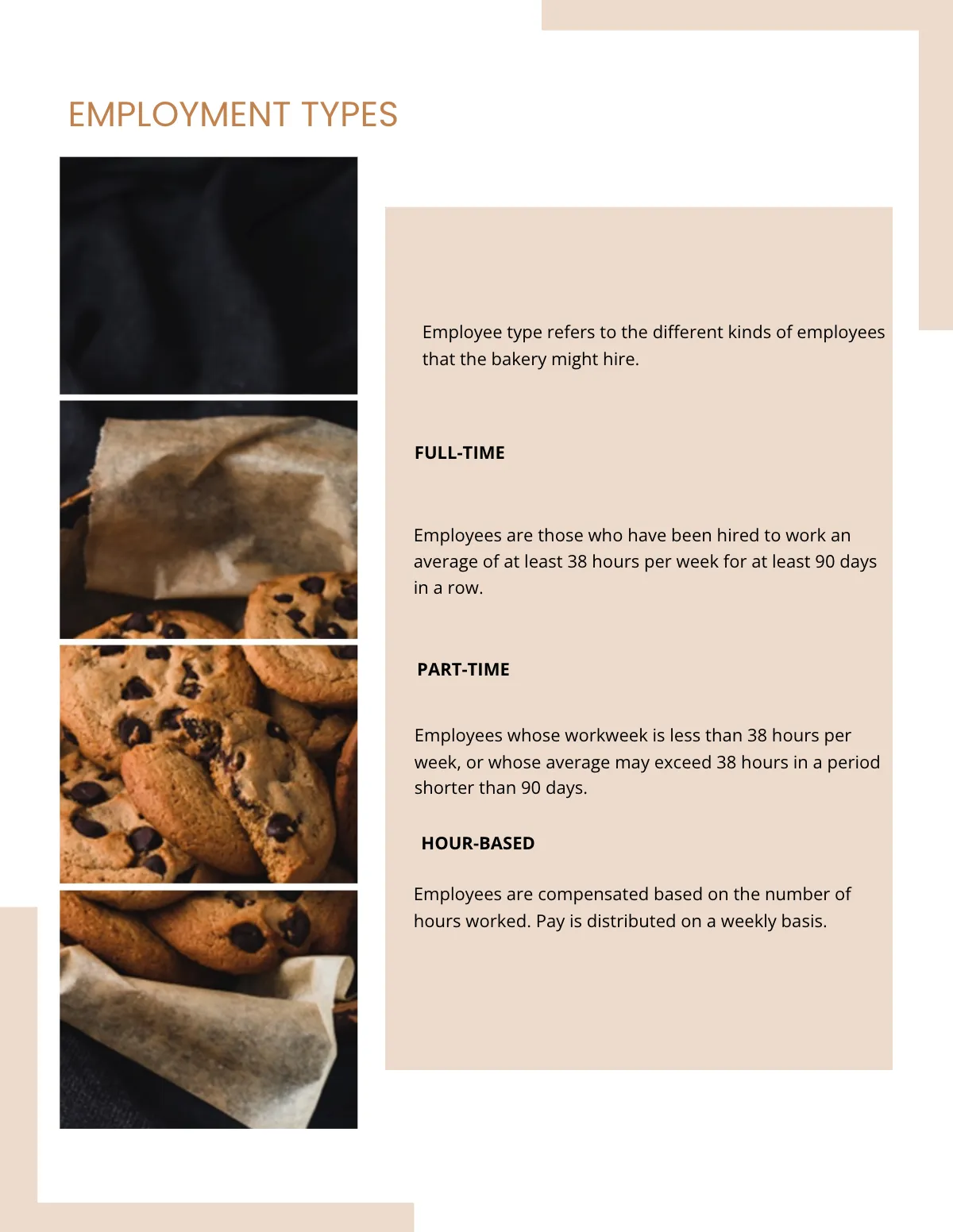 Free Bakery Employee Handbook Template to Edit Online