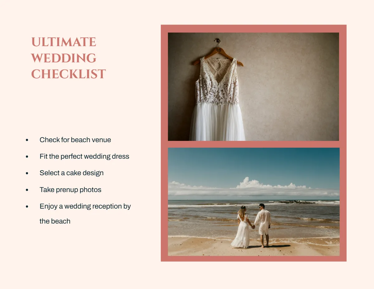 Free Wedding Scrapbook Template to Edit Online