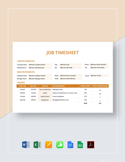 Free timesheet template for macbook pro