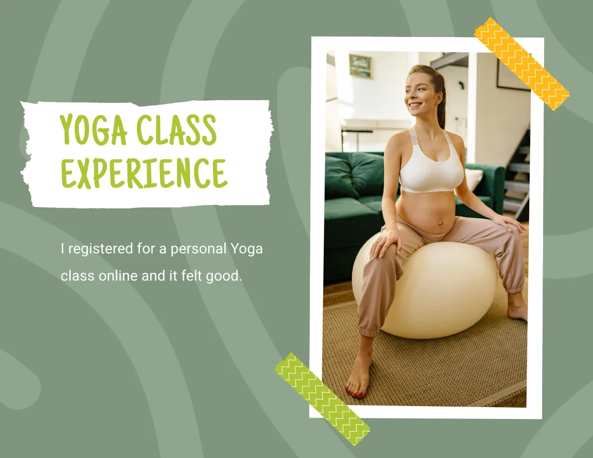 Free Pregnancy Scrapbook Template to Edit Online