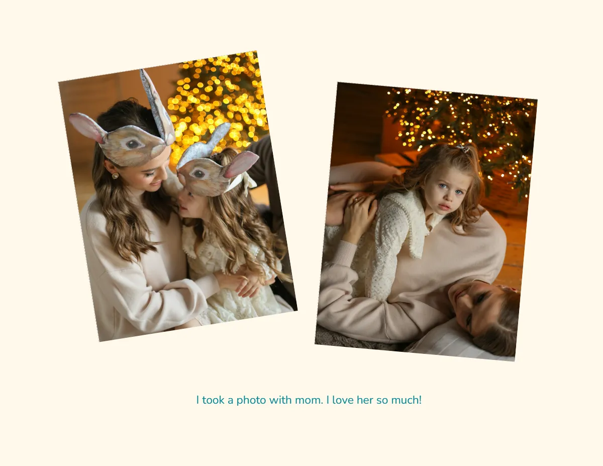 Free Retro Scrapbook Template to Edit Online
