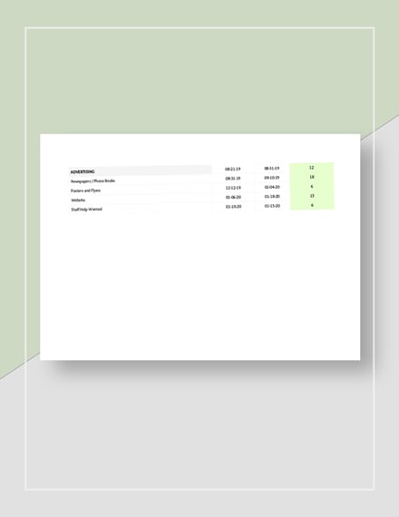 Project Worksheet Template