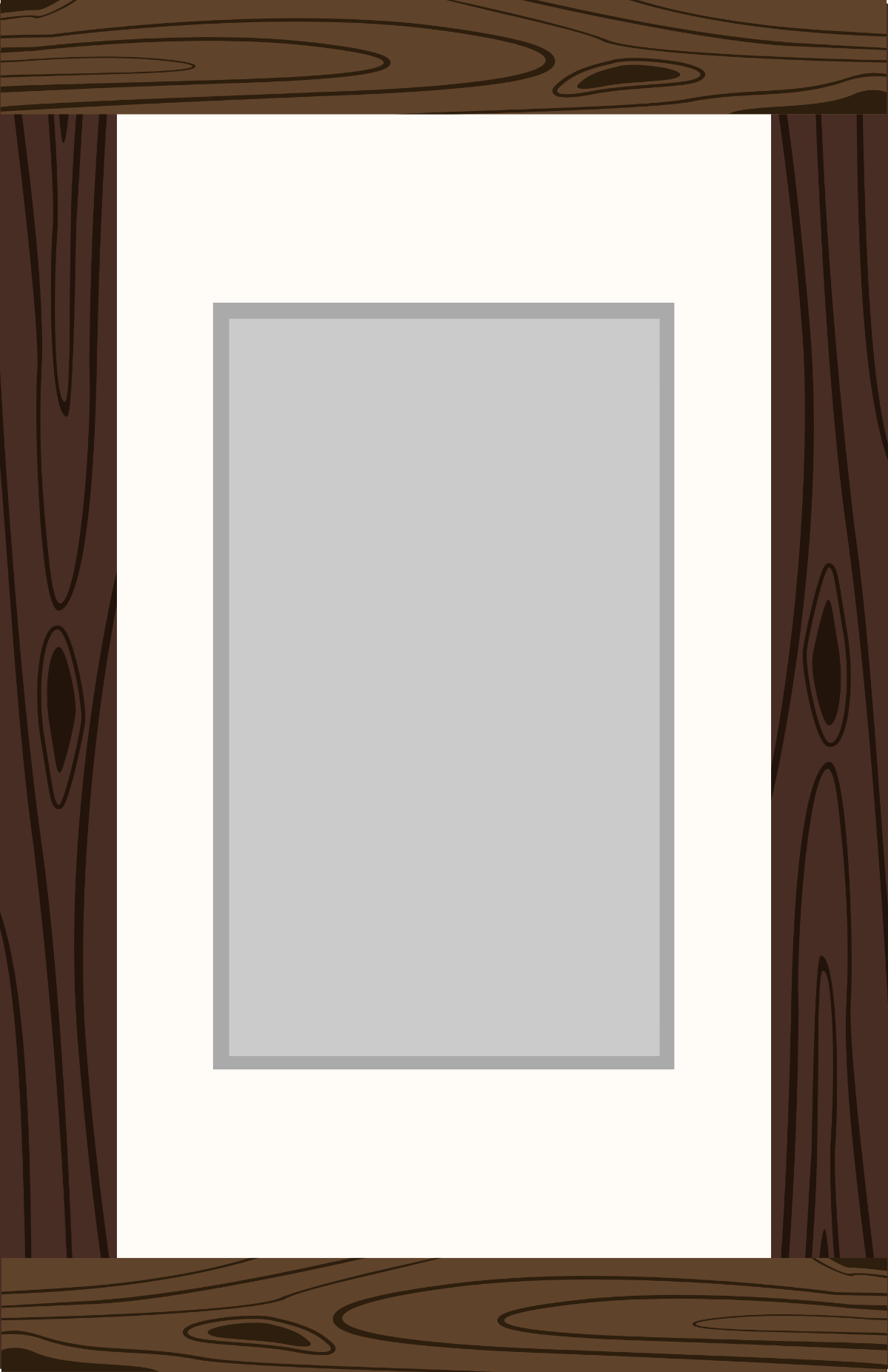 Wood Poster Frame Template