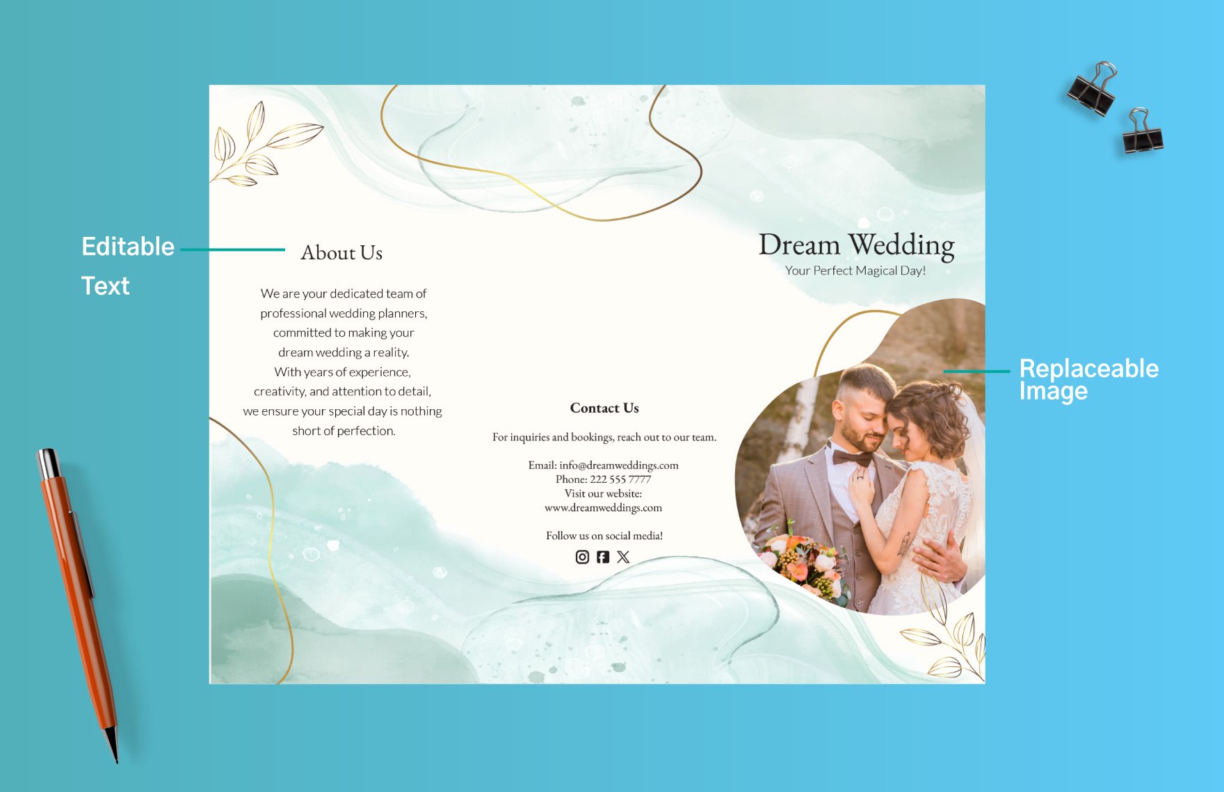 Wedding Brochure Template