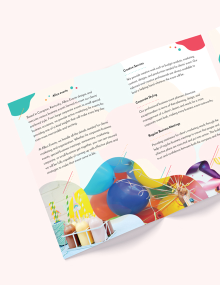Edit Business Event BiFold Brochure Template