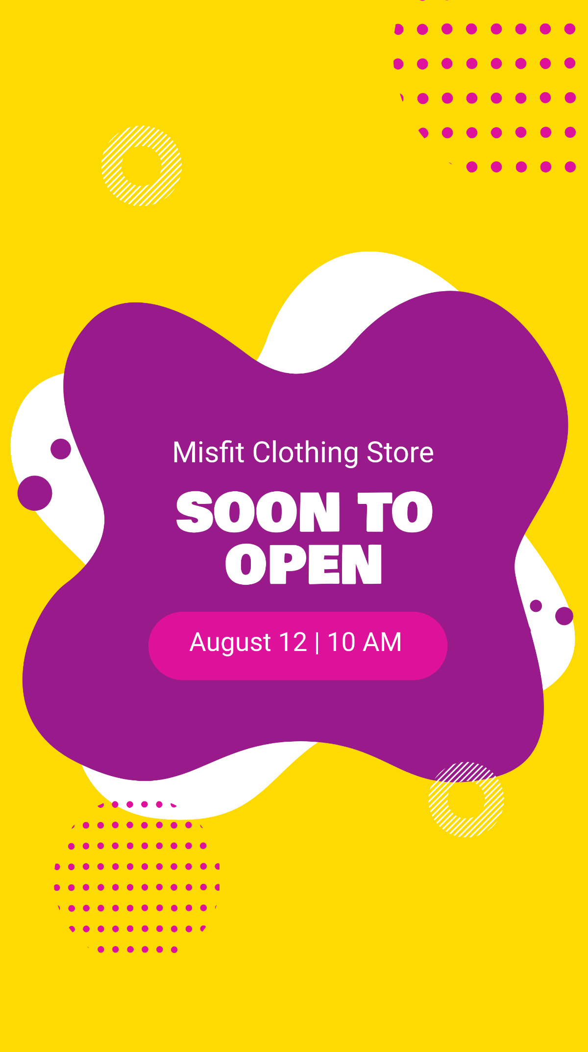 Store Opening Instagram Story