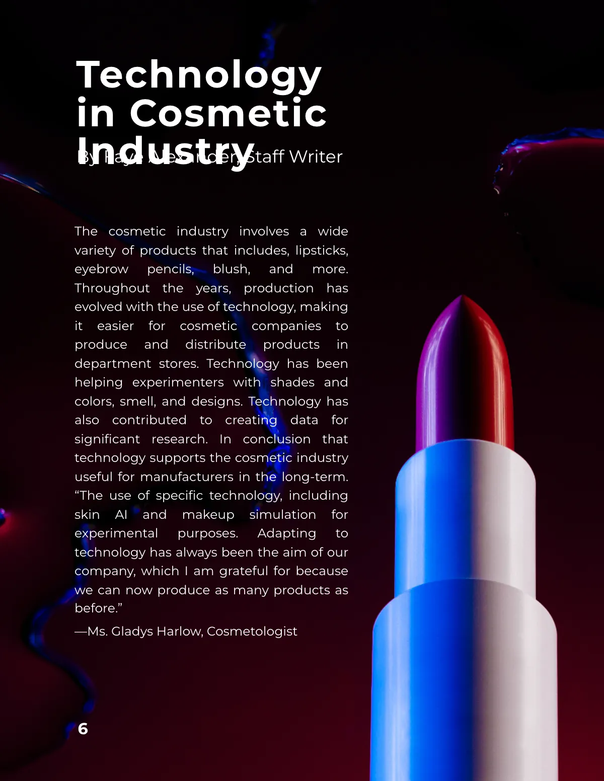 Free Basic Product Magazine Template to Edit Online