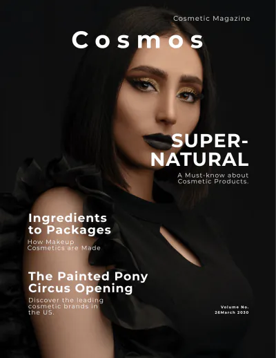 Free Basic Product Magazine Template to Edit Online