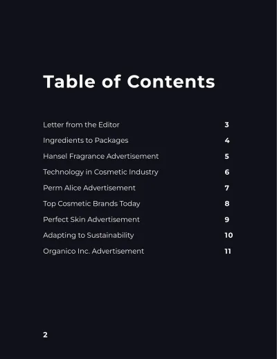 Free Basic Product Magazine Template to Edit Online