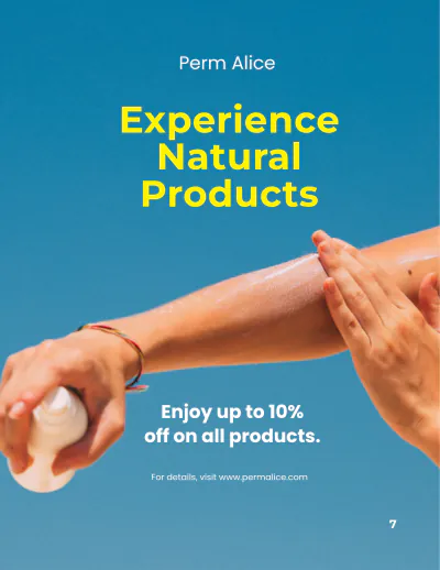Free Basic Product Magazine Template to Edit Online