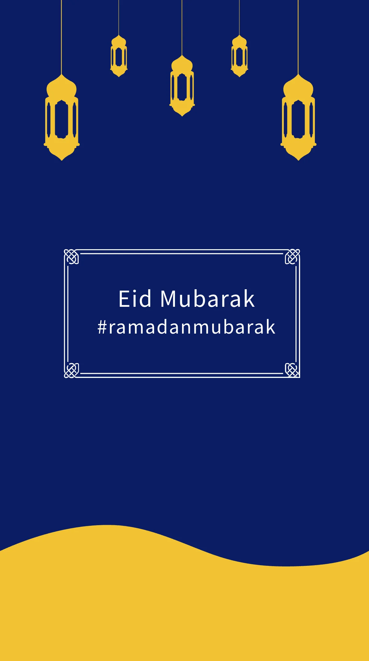 Free Ramadan Mubarak Instagram Story Template to Edit Online