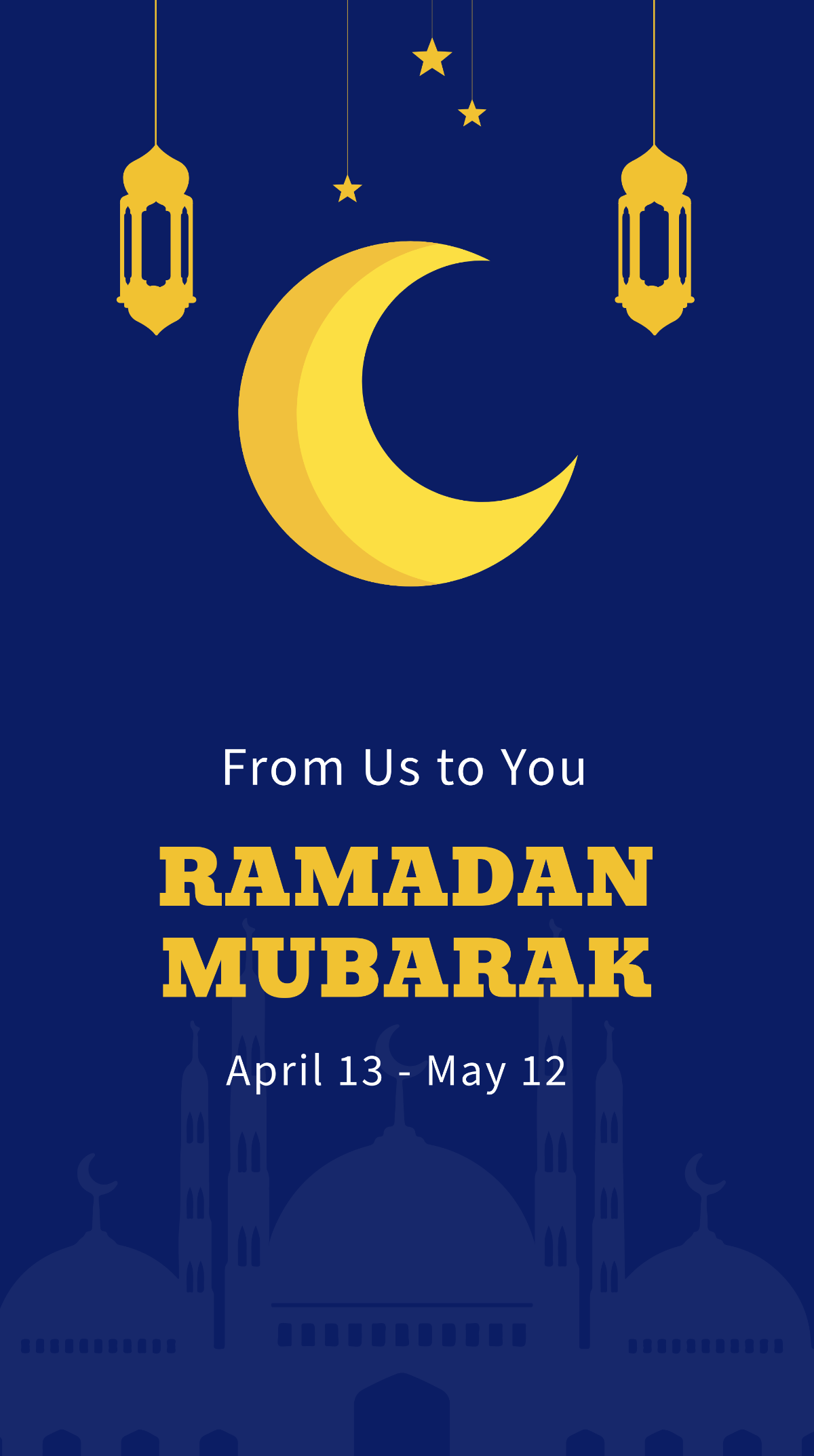 Free Ramadan Mubarak Instagram Story Template