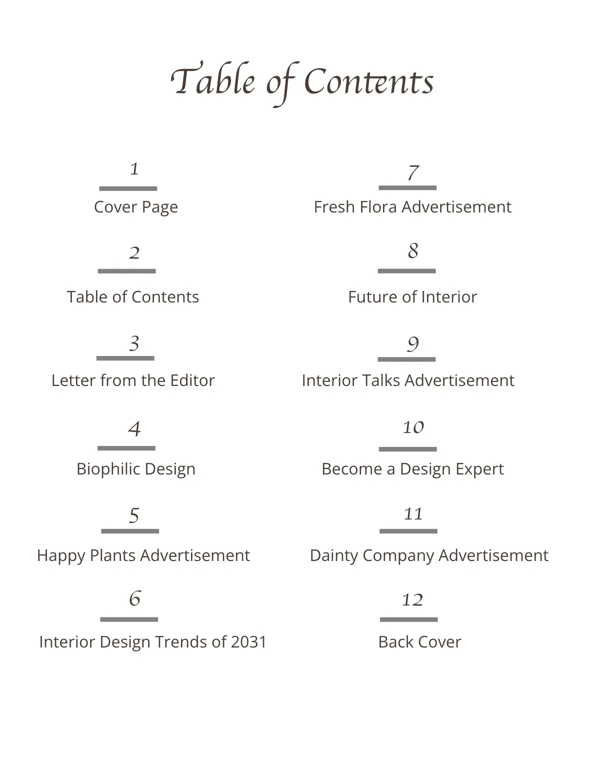 Free Minimalist Design Magazine Template to Edit Online