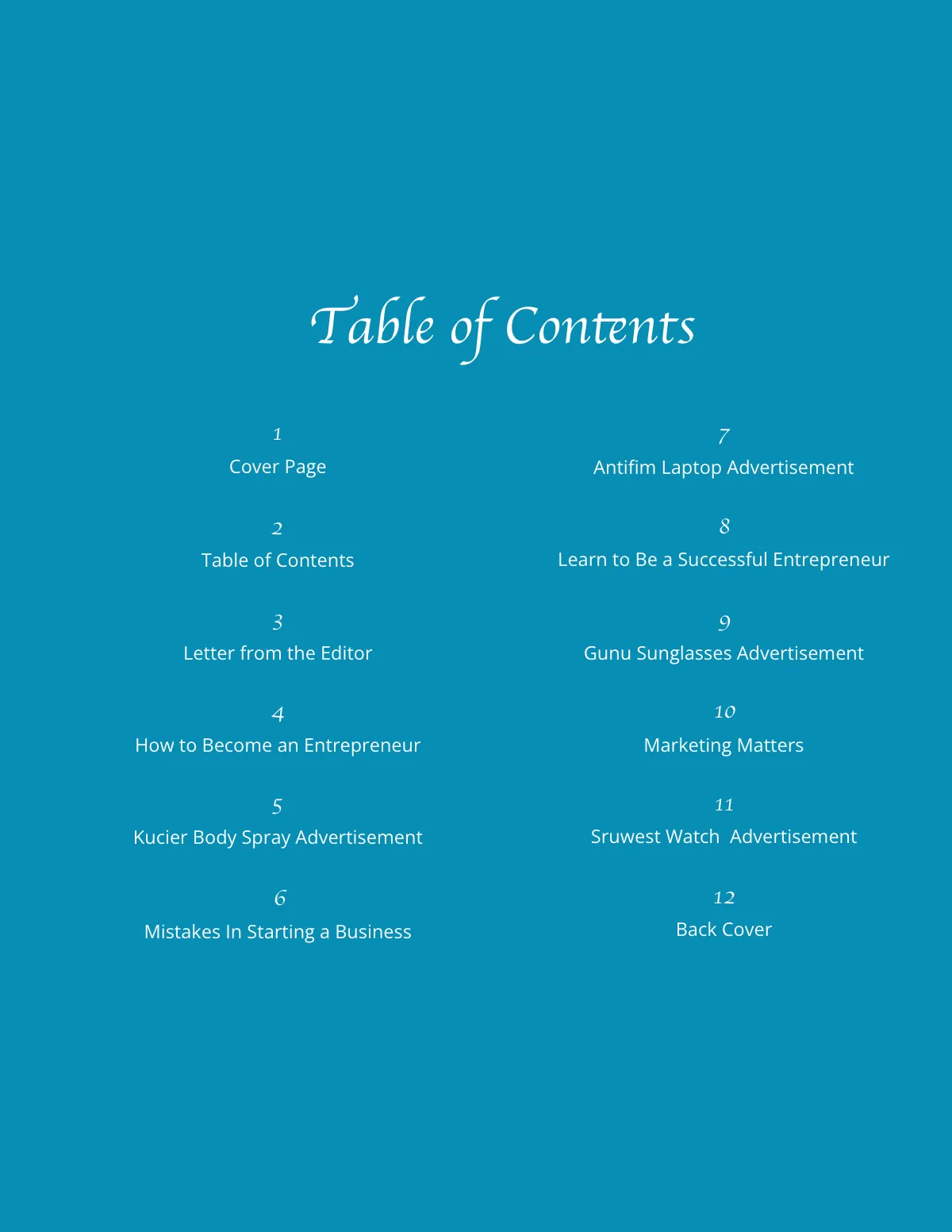 Free Entrepreneur Magazine Small Business Template to Edit Online