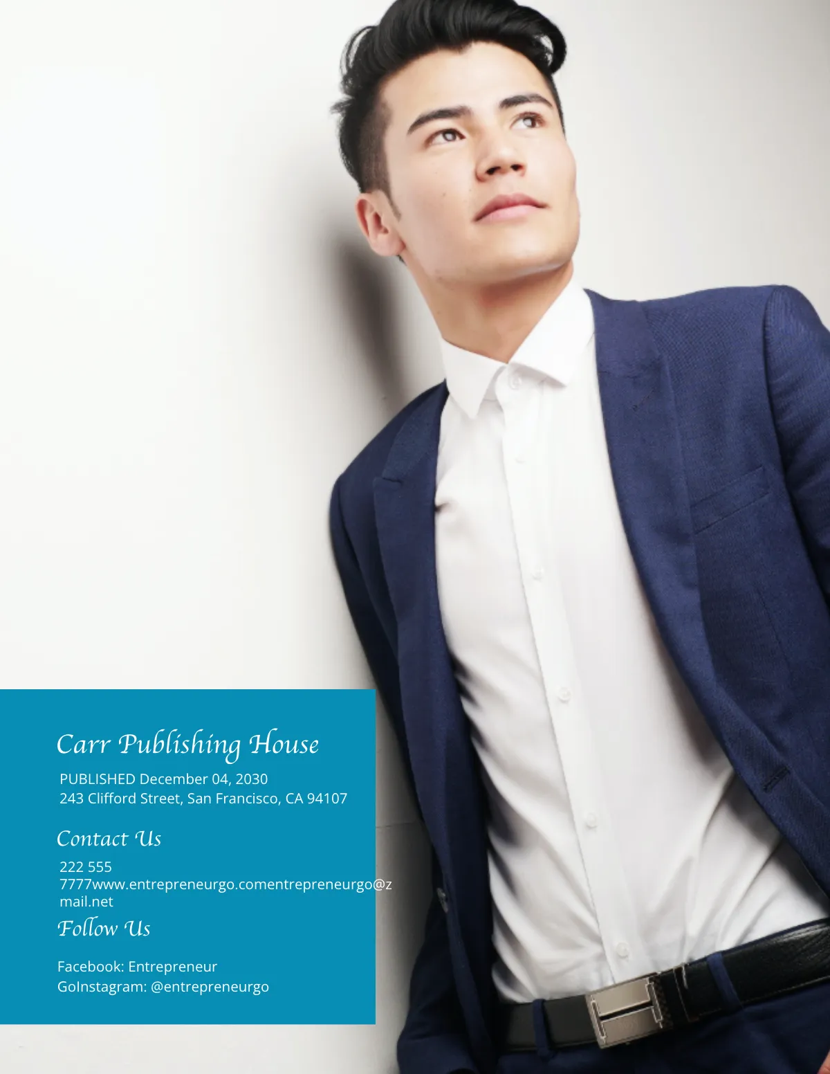 Free Entrepreneur Magazine Small Business Template to Edit Online