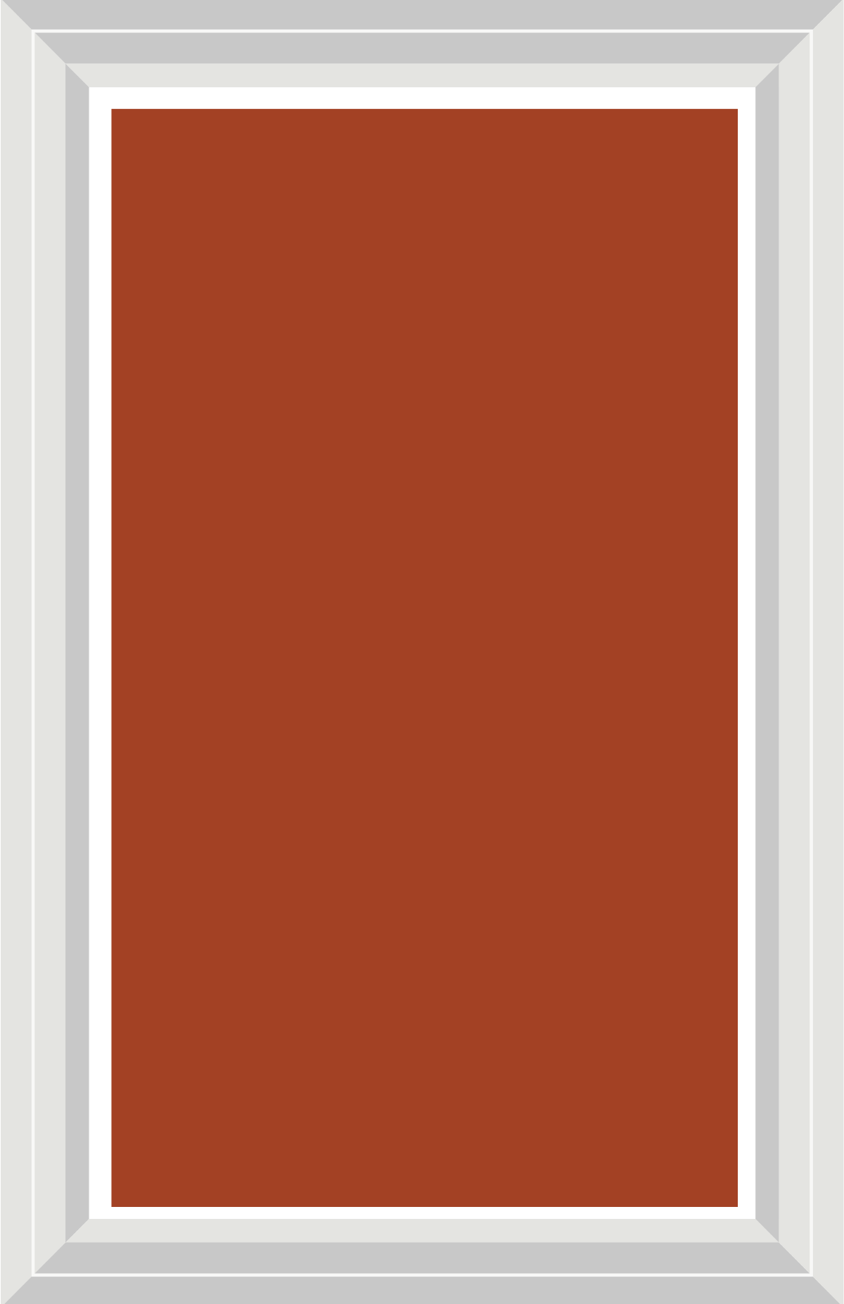 Free White Poster Frame Template