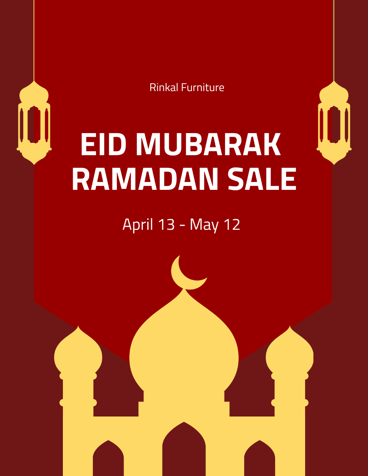 Ramadan Sale Flyer Template - Edit Online & Download