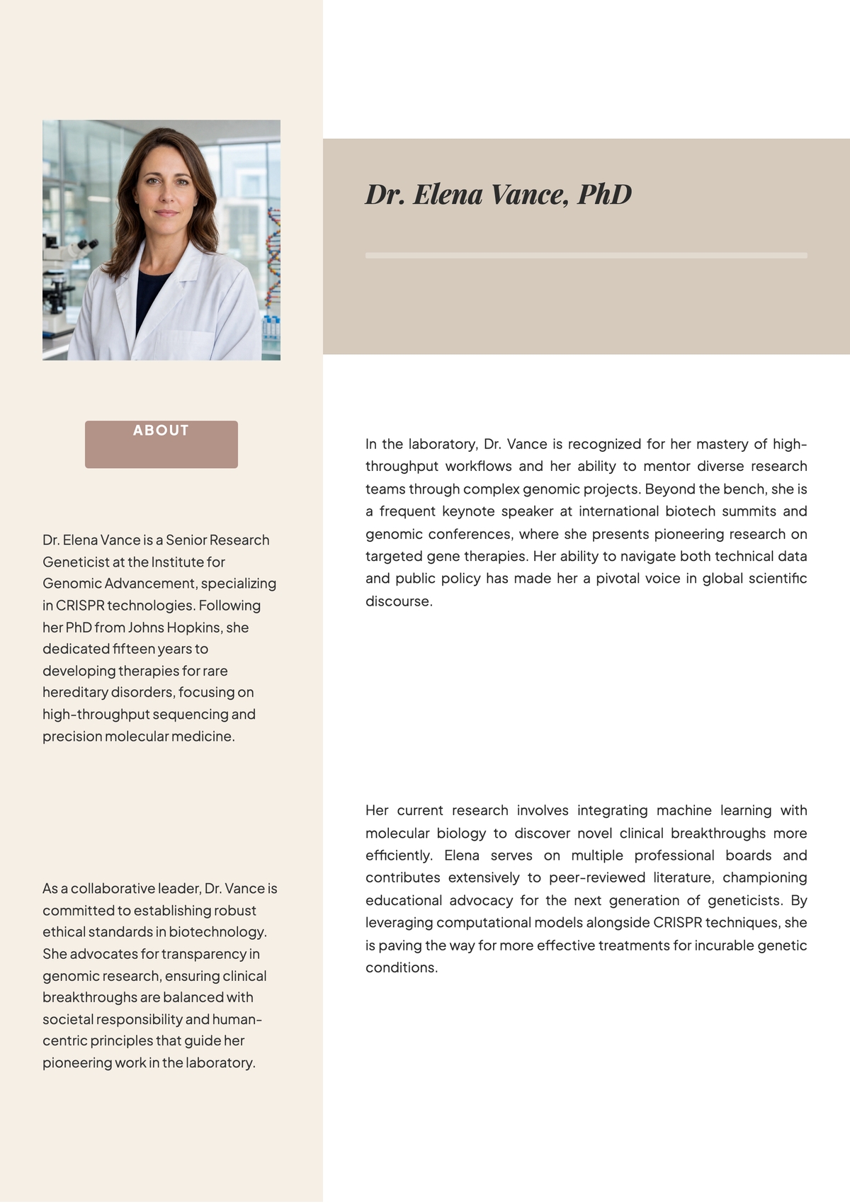 Free Professional Bio For Scientist Template to Edit Online Free Professional Bio For Scientist Template to Edit Online