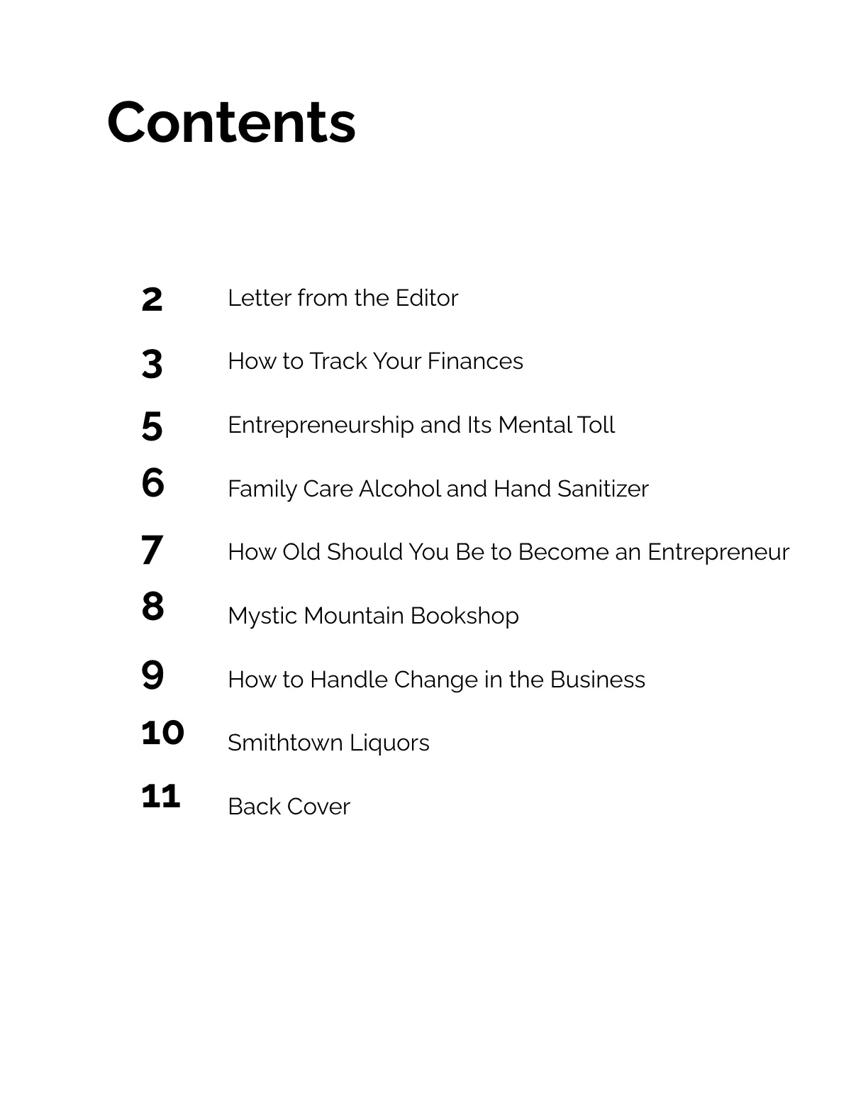 Free Blank Business Magazine Template to Edit Online