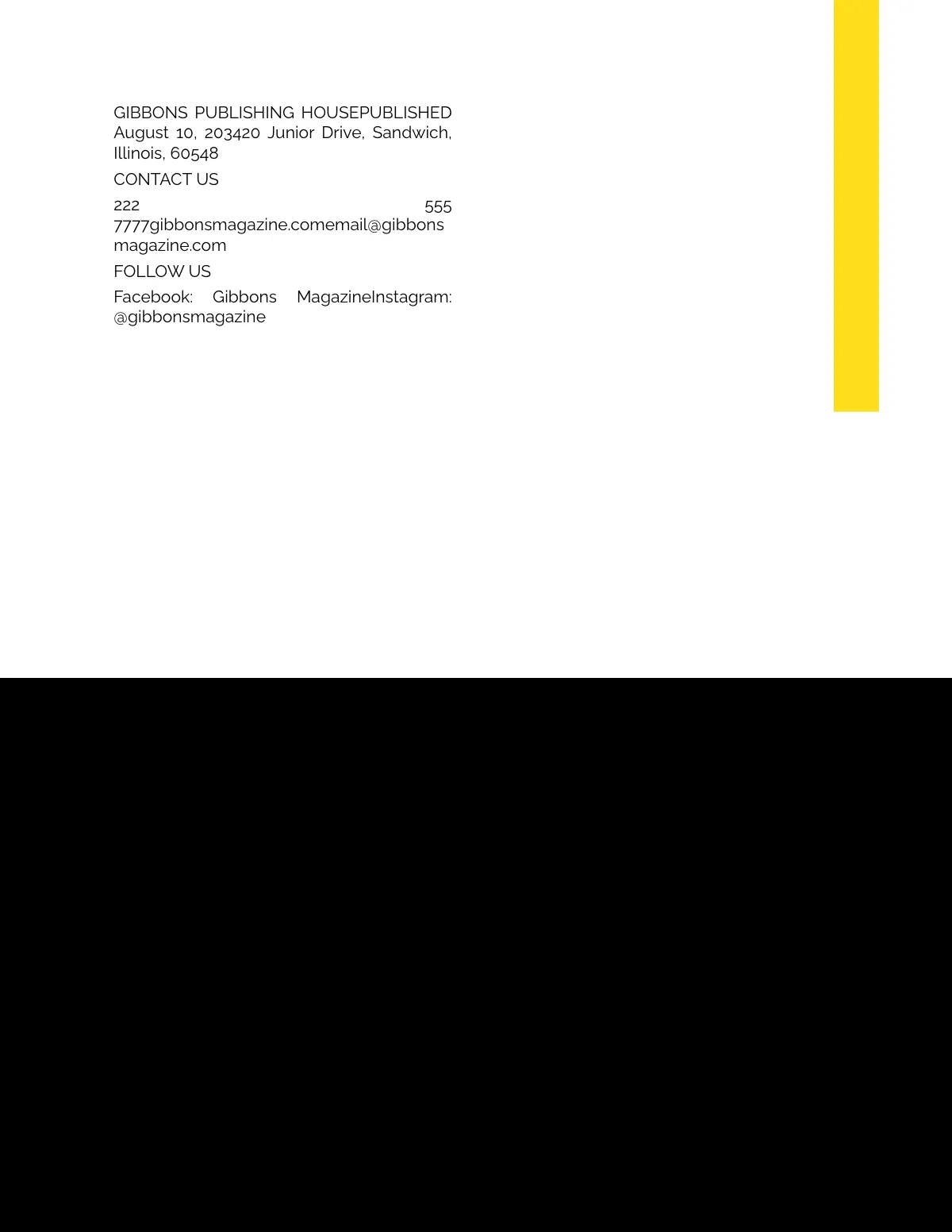 Free Blank Business Magazine Template to Edit Online