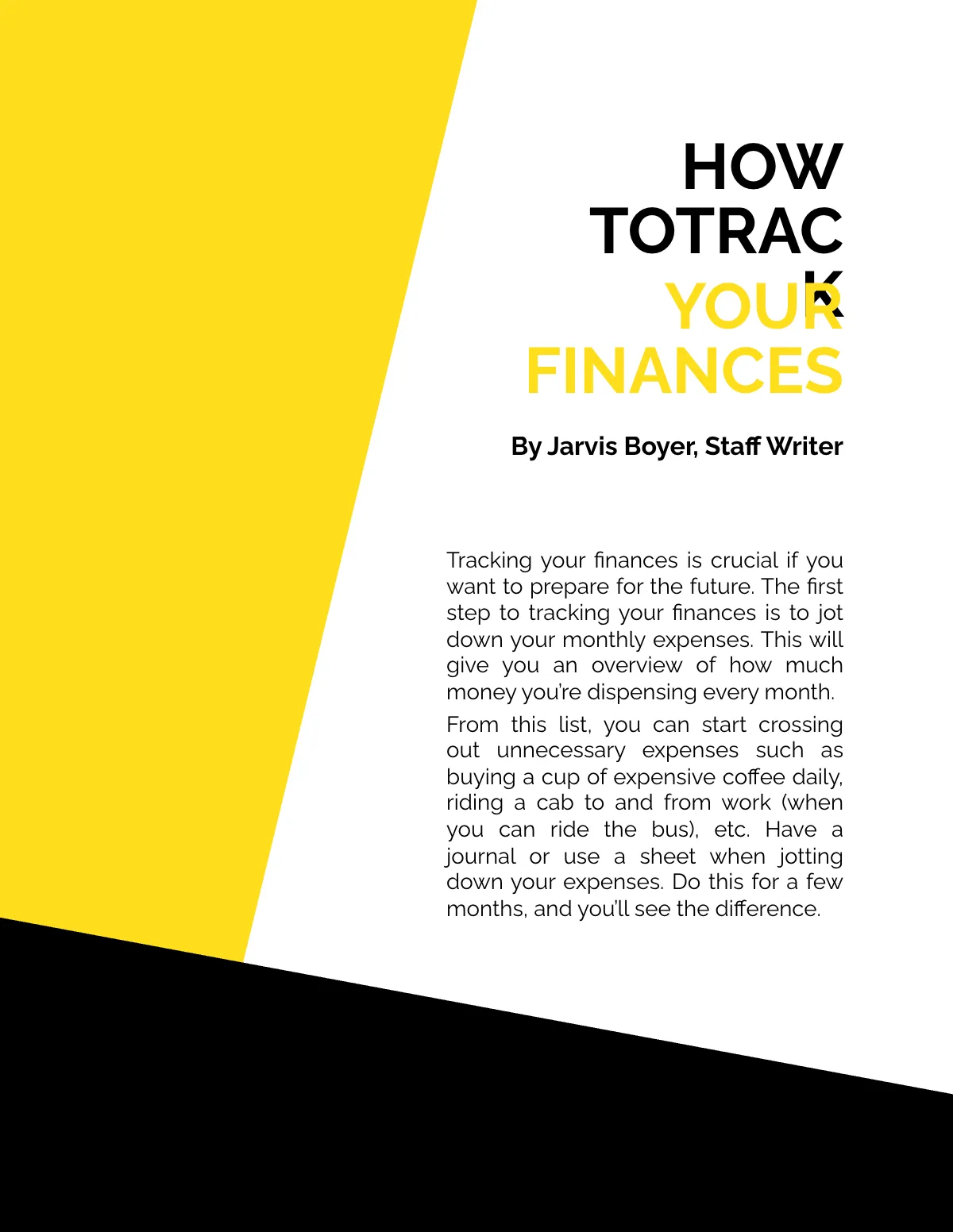 Free Blank Business Magazine Template to Edit Online