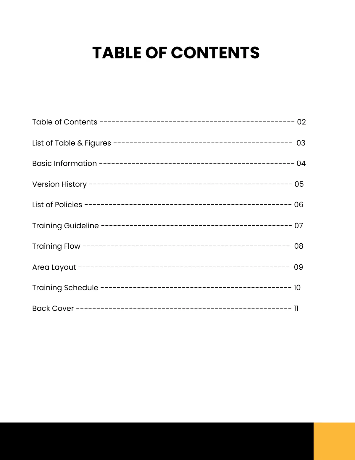 Free Training Handbook Template to Edit Online