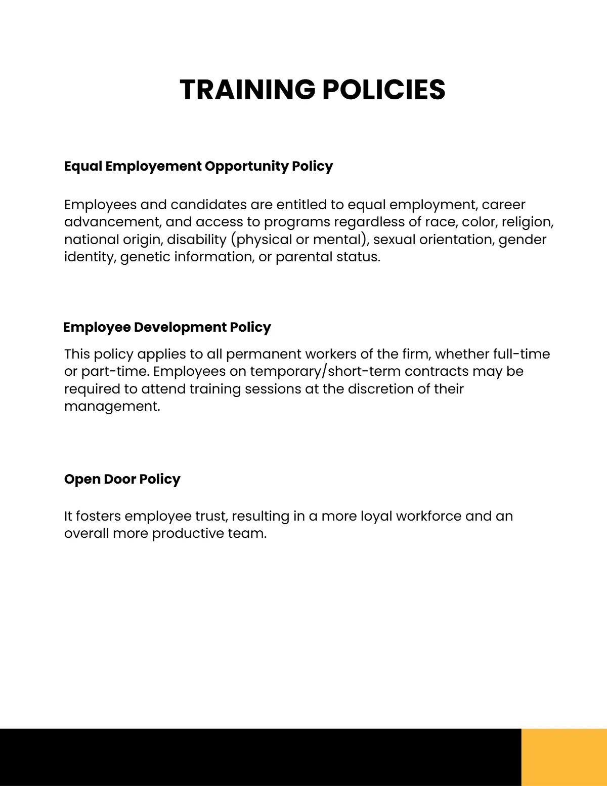 Free Training Handbook Template to Edit Online
