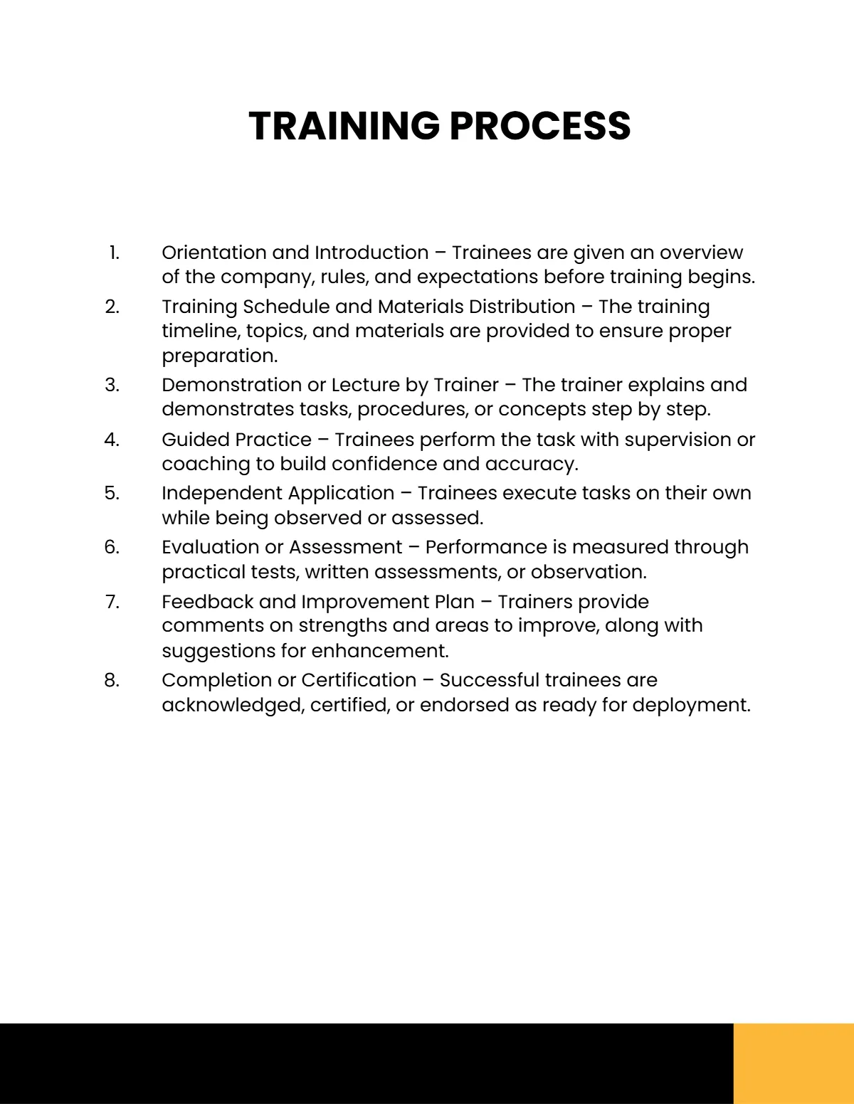 Free Training Handbook Template to Edit Online