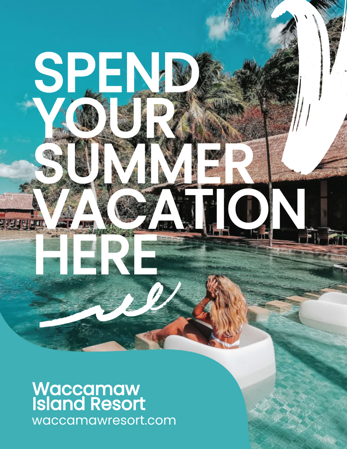 Free Summer Vacation Flyer Template