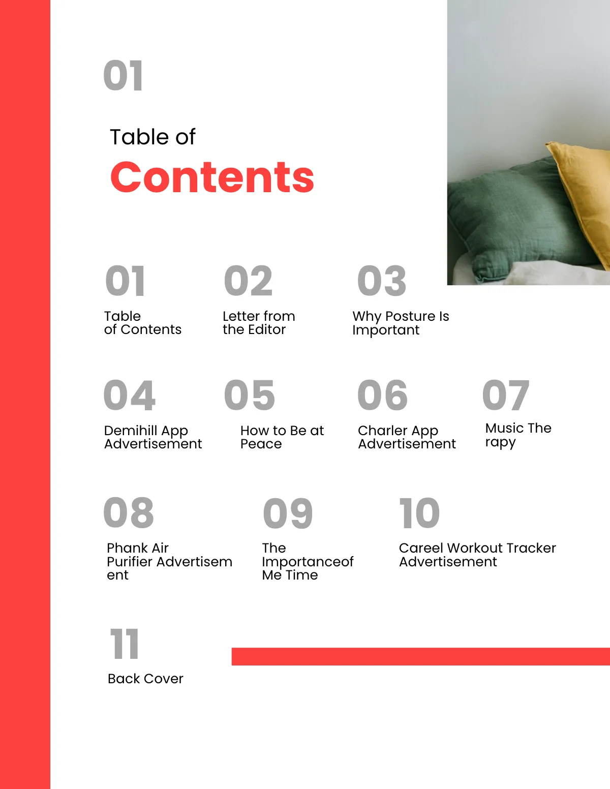 Free Minimalist Layout Magazine Template to Edit Online