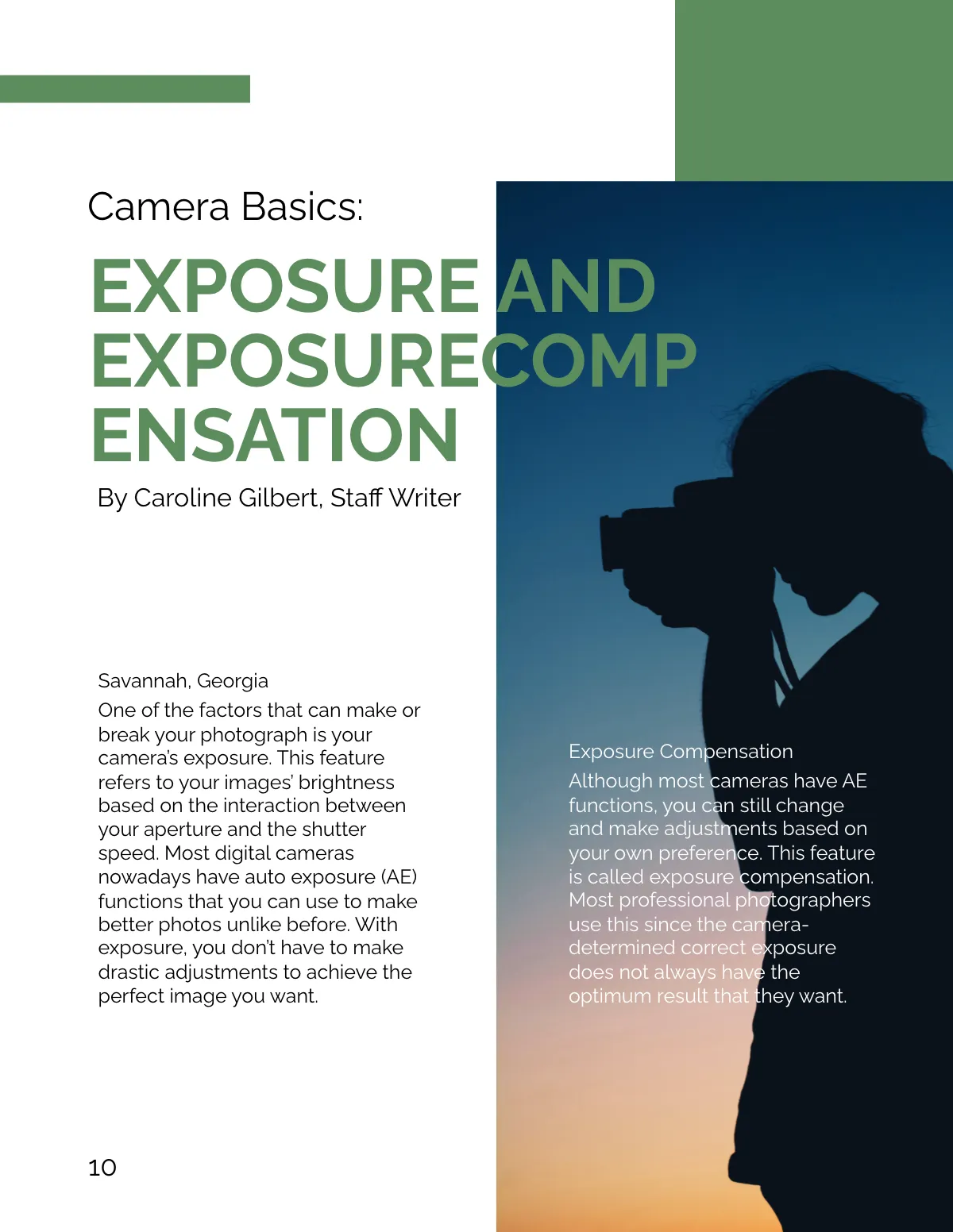 Free Minimalist Photography Magazine Template to Edit Online