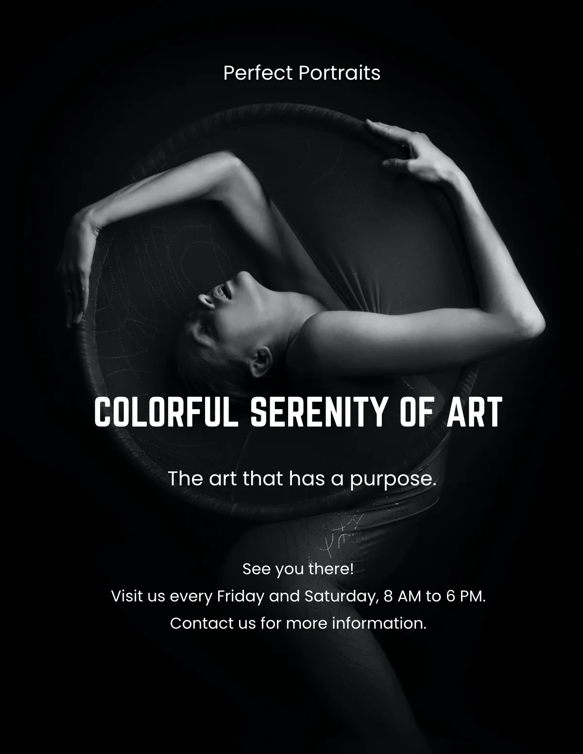 Free Black and White Minimalist Magazine Template to Edit Online