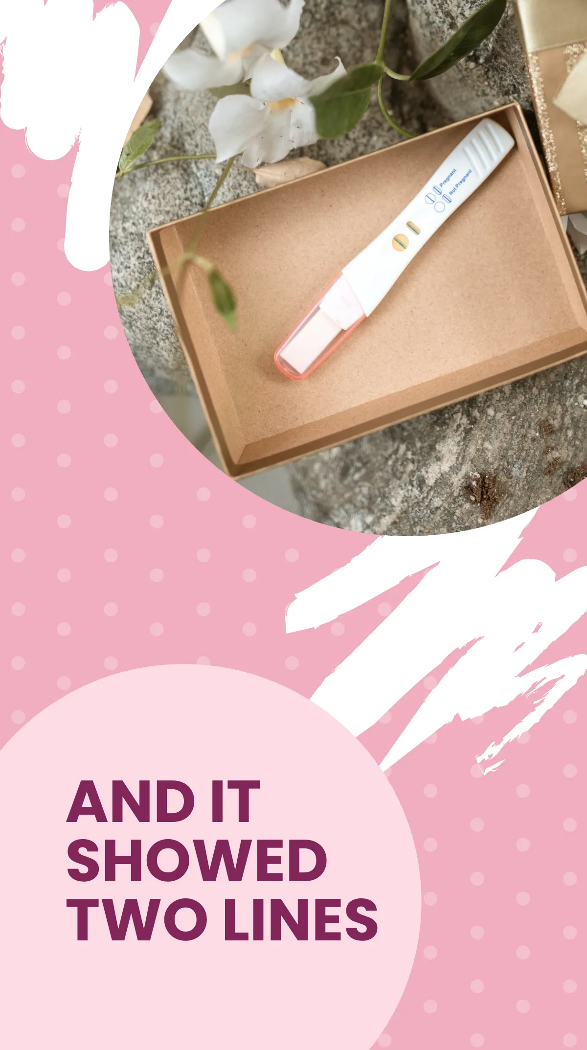 Free Pregnancy Announcement Instagram Story Template to Edit Online