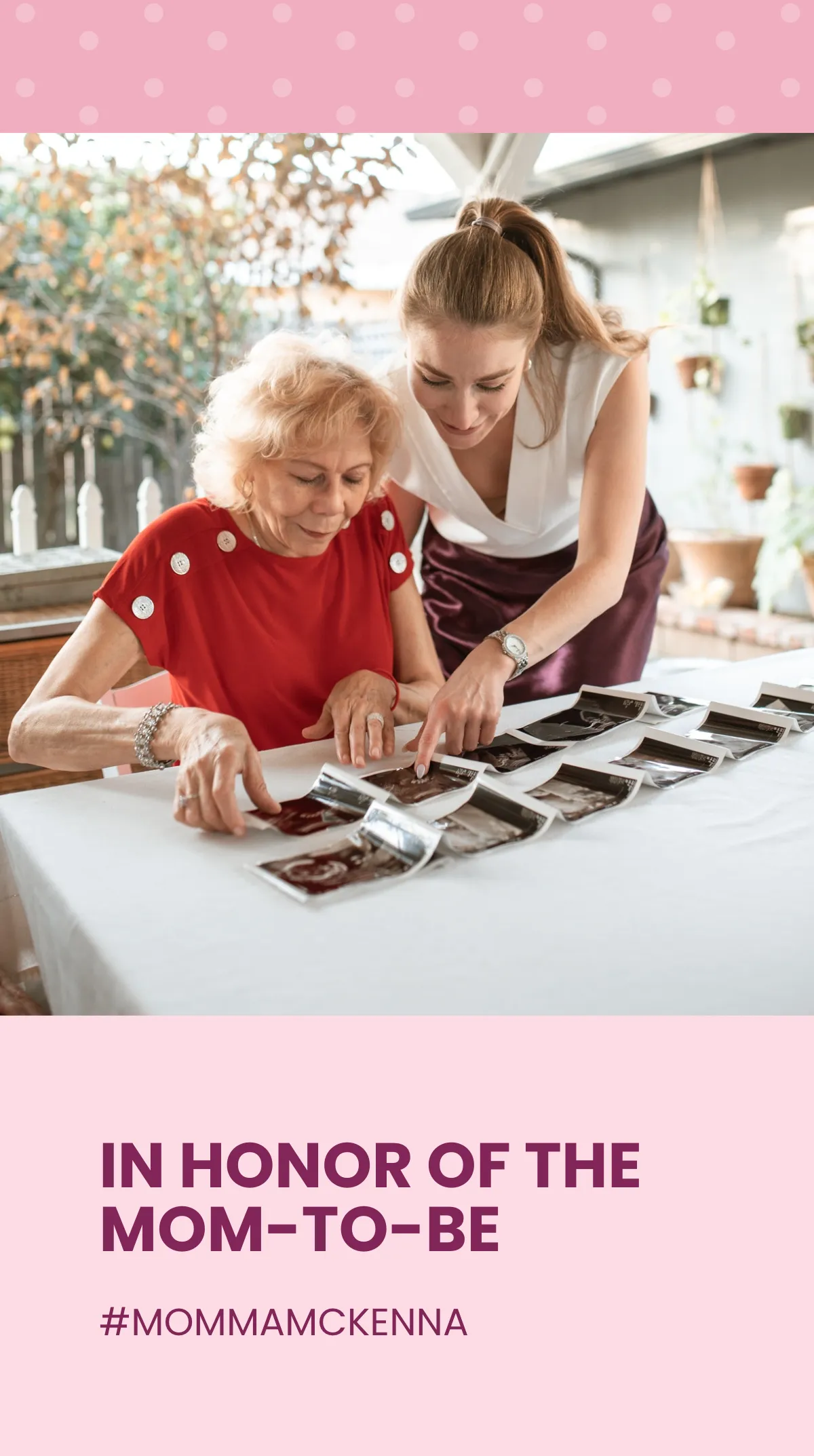 Free Pregnancy Announcement Instagram Story Template to Edit Online