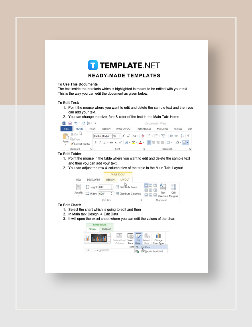 Simple Balance Sheet Instructions