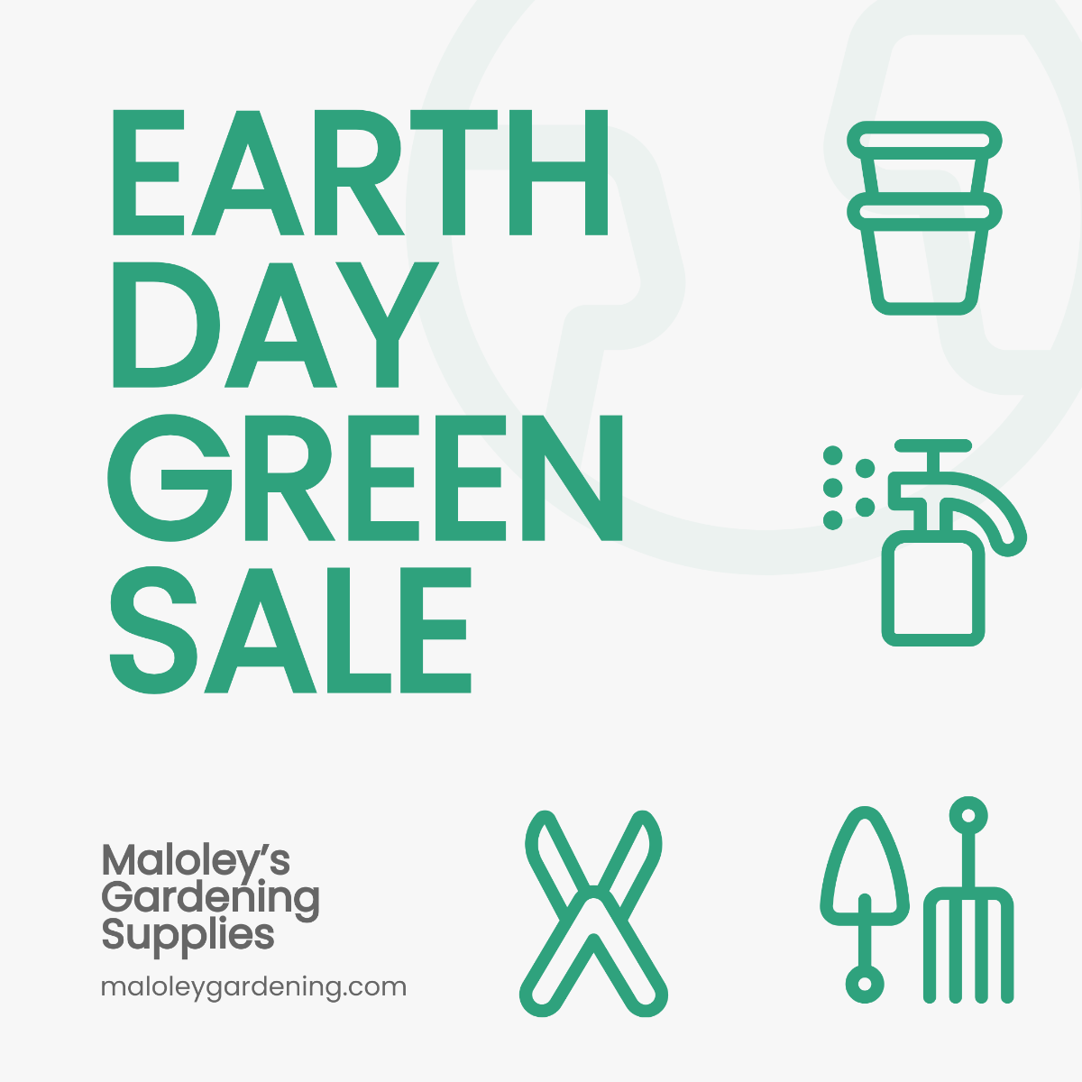 Earth Day Sale Instagram Post Template