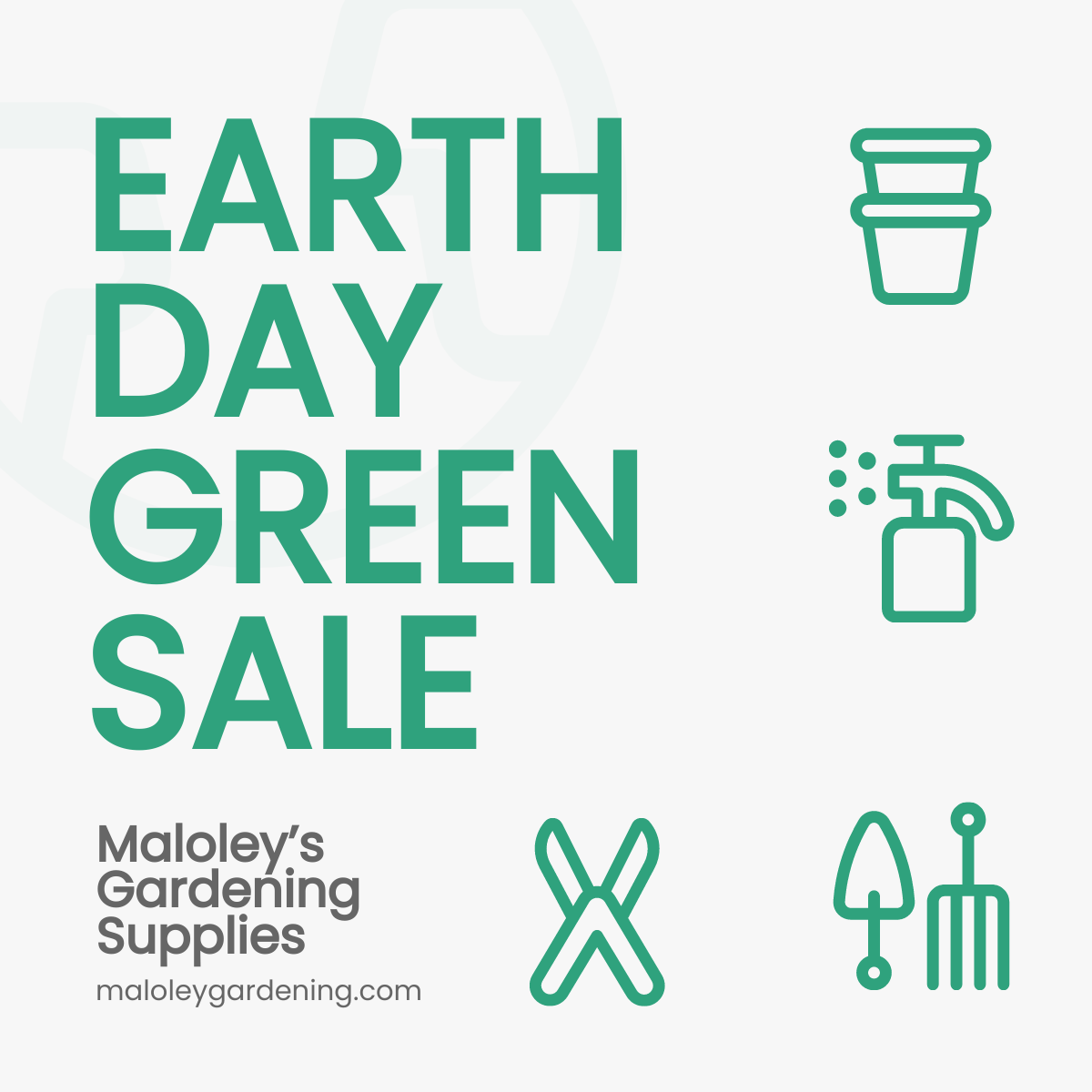 Earth Day Sale Linkedin Post Template