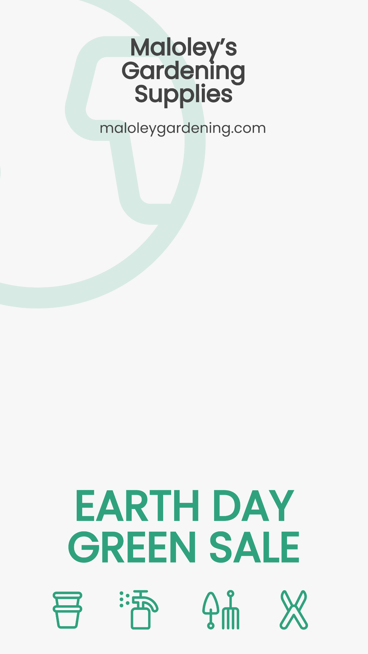 Earth Day Sale Snapchat Geofilter Template