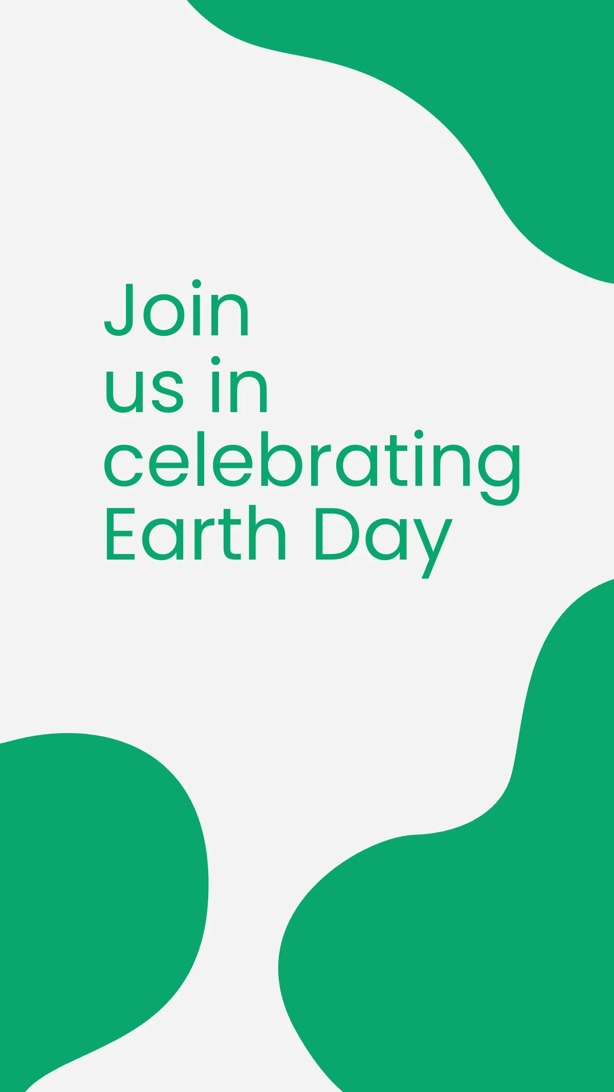 Free Earth Day Event Instagram Story Template to Edit Online