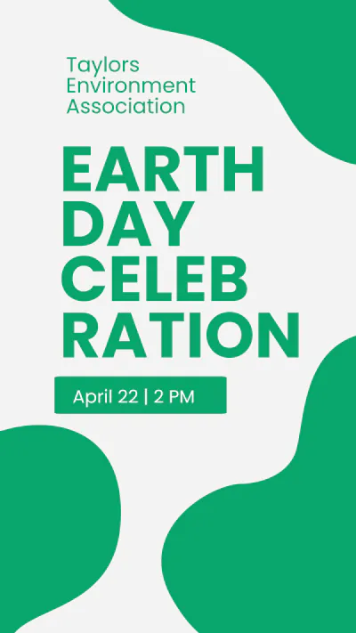 Free Earth Day Event Instagram Story Template to Edit Online