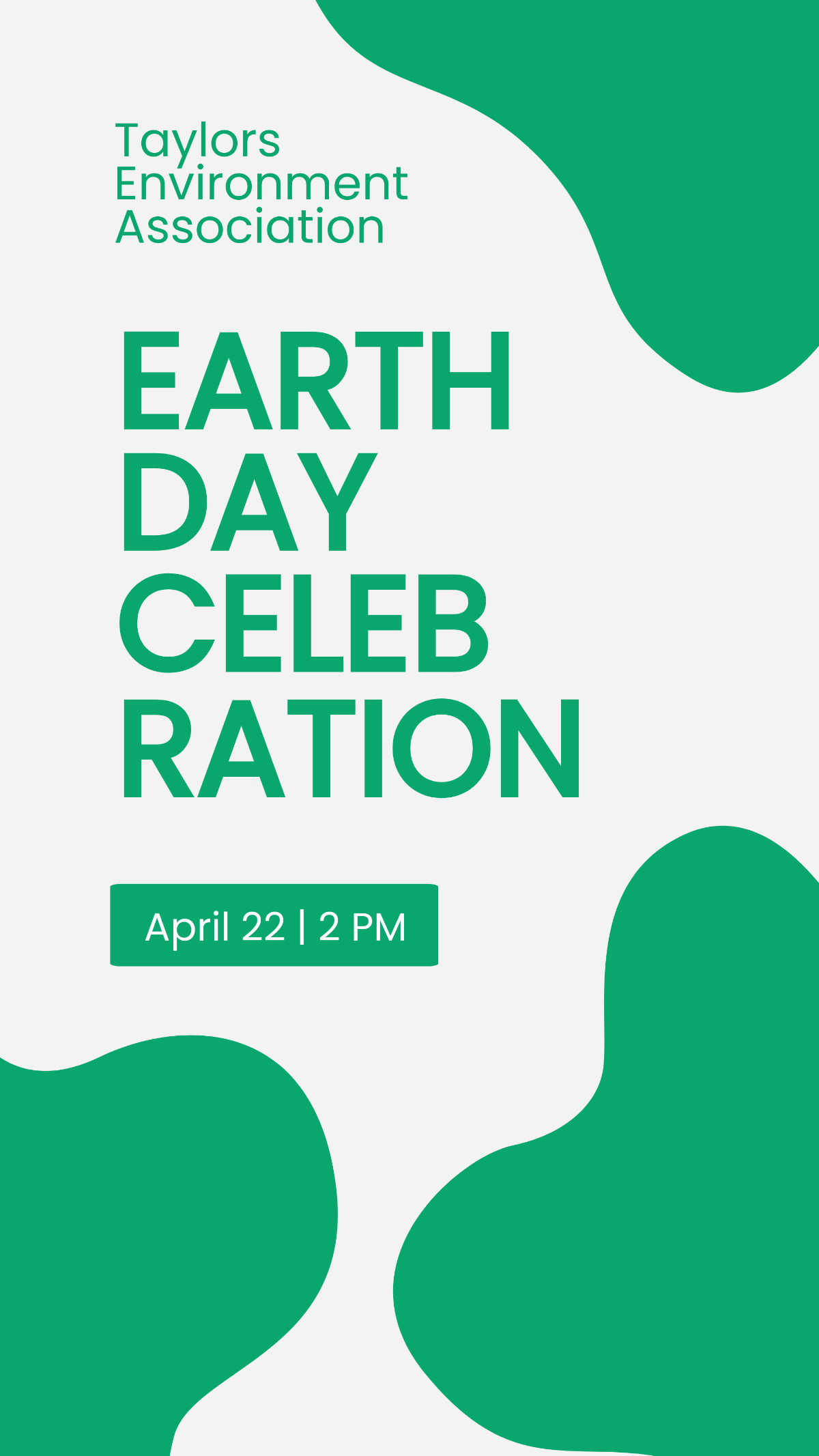 Earth Day Event Whatsapp Post Template
