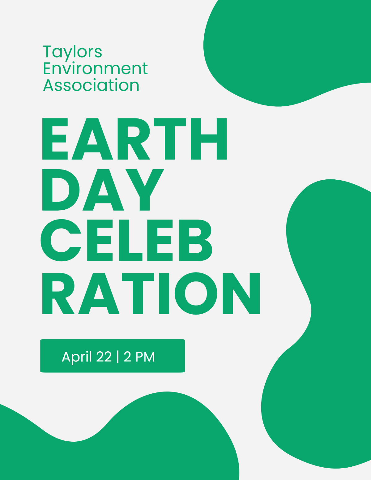 Free Earth Day Event Flyer Template - Edit Online & Download | Template.net