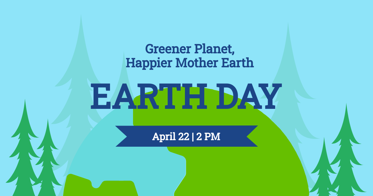 Earth Day Ad Facebook Post Template