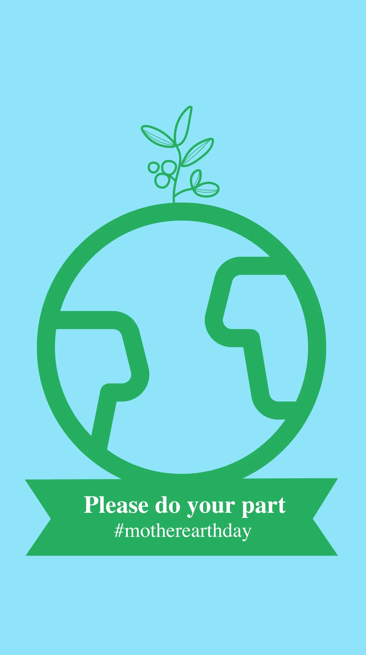 Free Earth Day Ad Instagram Story Template to Edit Online