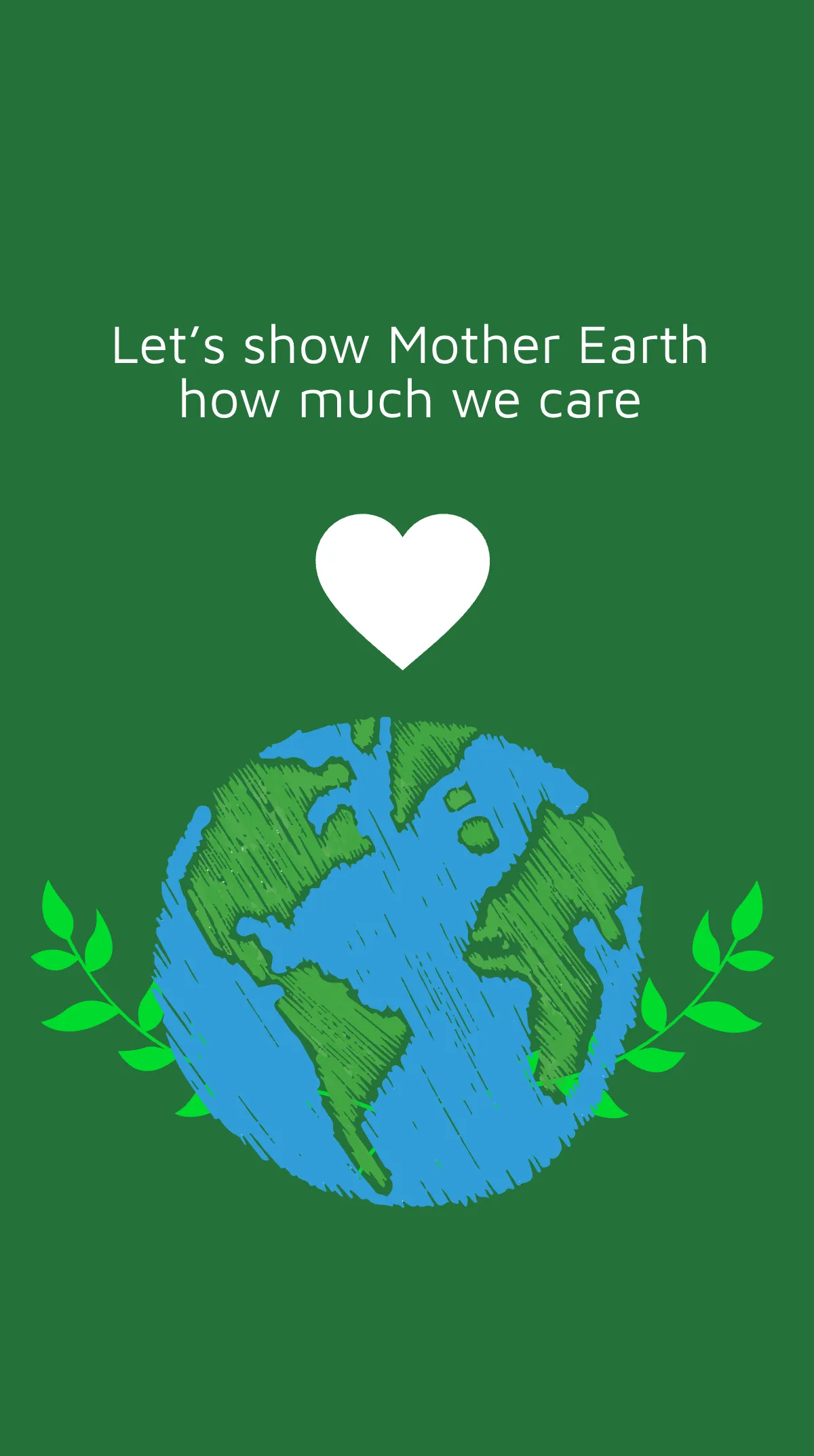 Free Happy Earth Day Instagram Story Template to Edit Online