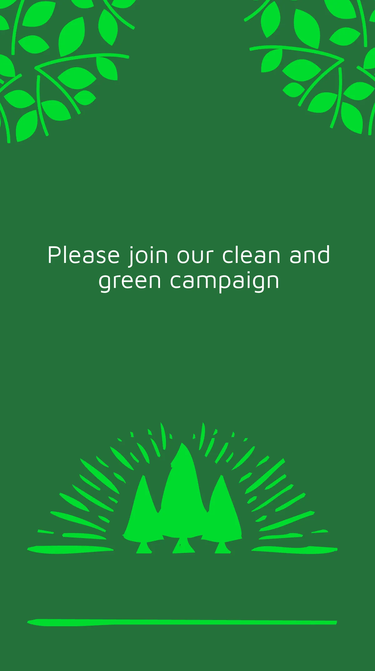 Free Happy Earth Day Instagram Story Template to Edit Online