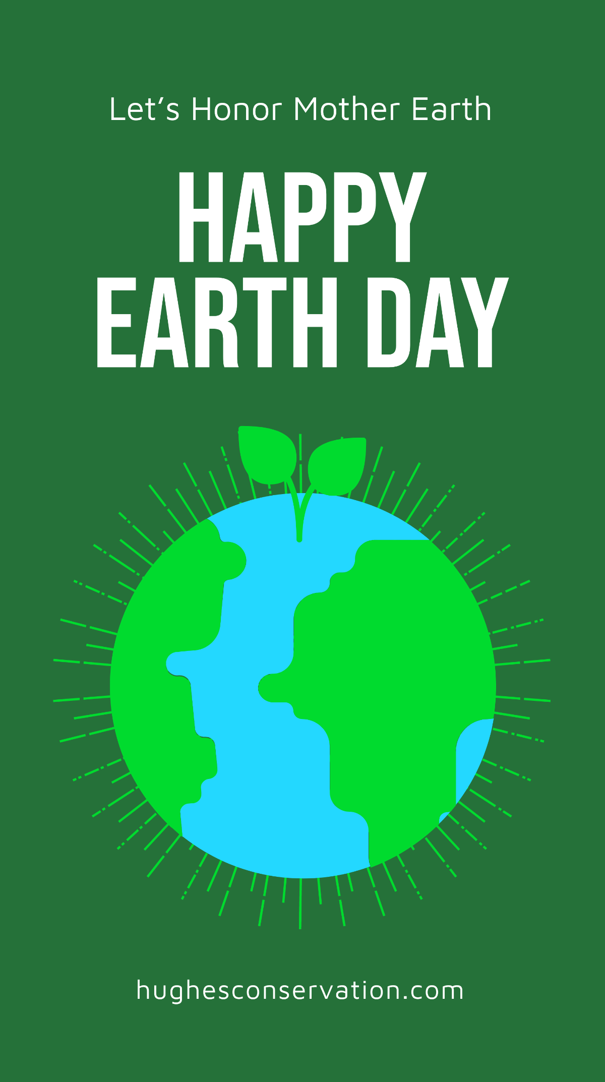 Happy Earth Day Whatsapp Post Template