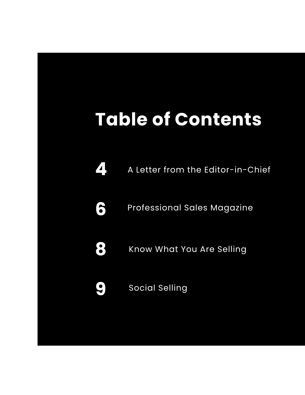 Free Professional Sales Magazine Template to Edit Online