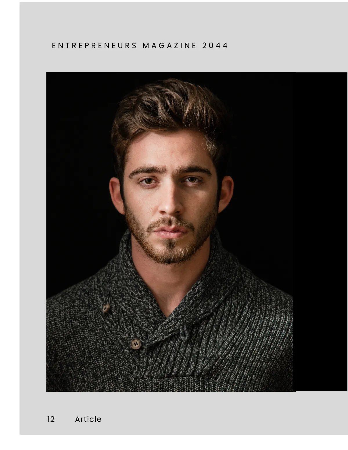 Free Professional Sales Magazine Template to Edit Online